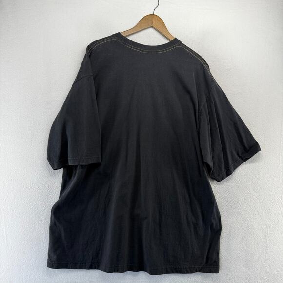 Vintage Timberland Shirt men's 2XL Black Graphic Baggy Hip Hop Oversized y2k - Picture 8 of 9